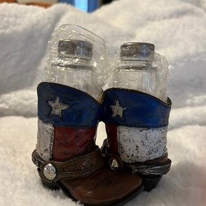 Texas Boots Salt and Pepper Holder